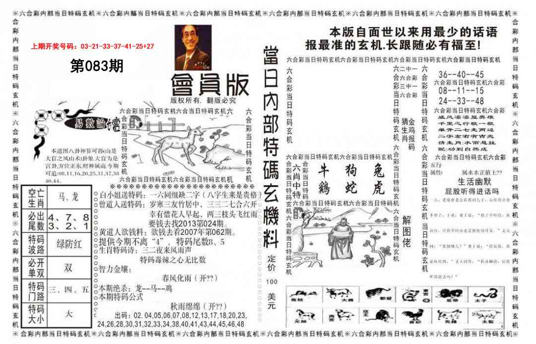 083期当日特码玄机报[图]